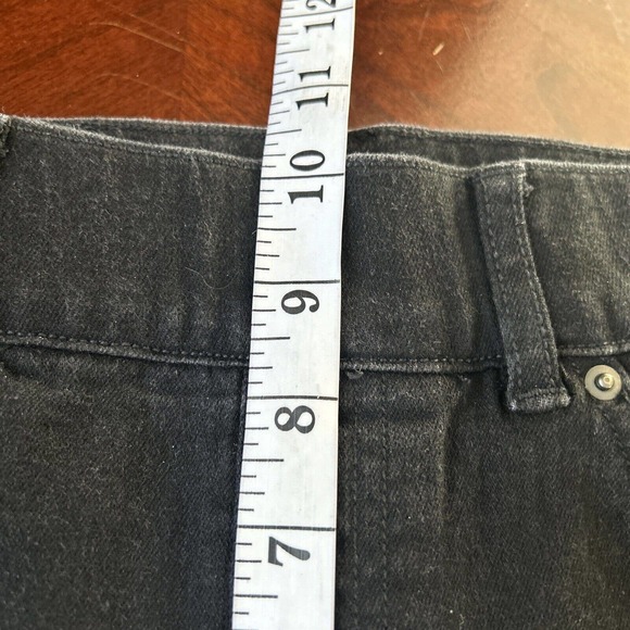 Spanx Ankle Leggings Jeggings Jeans Black Sz Medium Pull On Pockets 30x27 - Picture 7 of 8